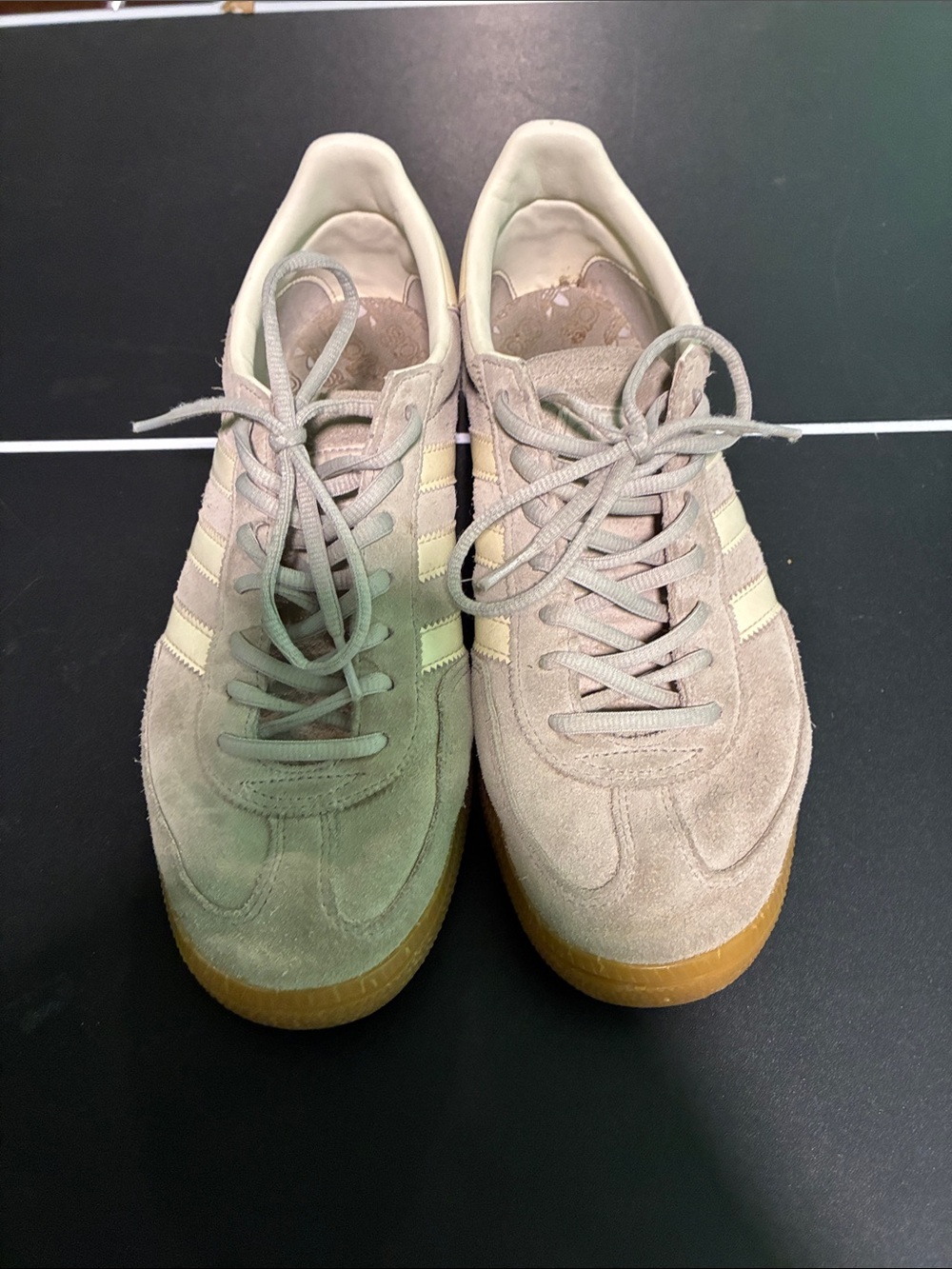 adidas spezial grey Suede Athletic Shoes with Gum Sole